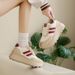 Women's Retro Running Shoes - Chunky Sneakers For Spring, Thick Sole Platform Shoes For Jogging & Casual Wear_vogvips.com