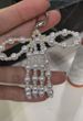 Elegant Pearl Bow Shoe Clips With Tassels & Rhinestones - Fashionable Korean-Style Shoe Accessories For Women_vogvips.com