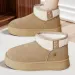 Free Delivery Designer Ladies' Snow Boots Soft Sole Design Loose Fit Comfortable And Fashionable Cotton Shoes_vogvips.com