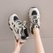 New Women's Fleece-Lined Warm Dad Leather Waterproof Non-Slip Casual Sneakers Thick Sole All-Season Trendy Shoes_vogvips.com