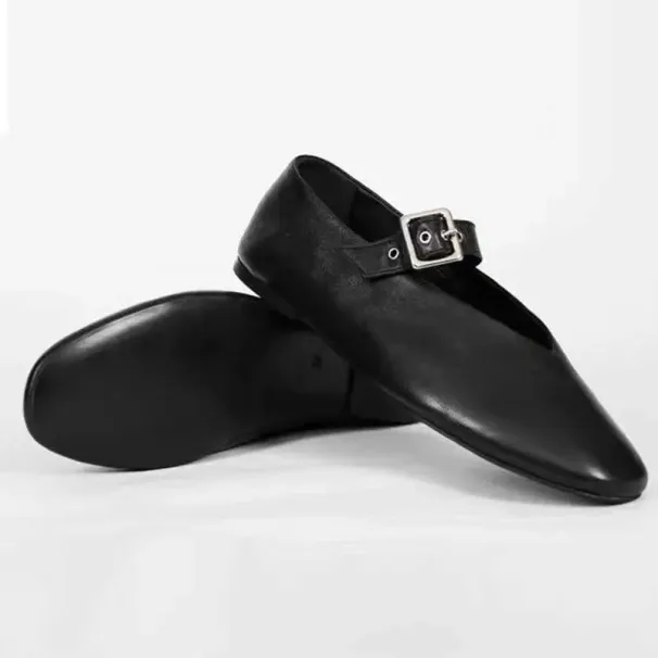 Flats Women Loafers Designer Shallow Fashion Cozy Walking Leather Shoes 2024 Autumn New Trend Sport Dress Chaussure_vogvips.com