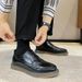 New Brogues 2023 Non-slip Flats Shoe Casual Ankle Fashion Loafers Lace Up Shoes Boots Men Sneakers Versatile_vogvips.com