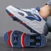 Ine S 2 Wheels Roller Skates Sneakers Skating Outdoor Blade Detachable Flying Shoes Child Girl Boys Breathable Sneaker_vogvips.com