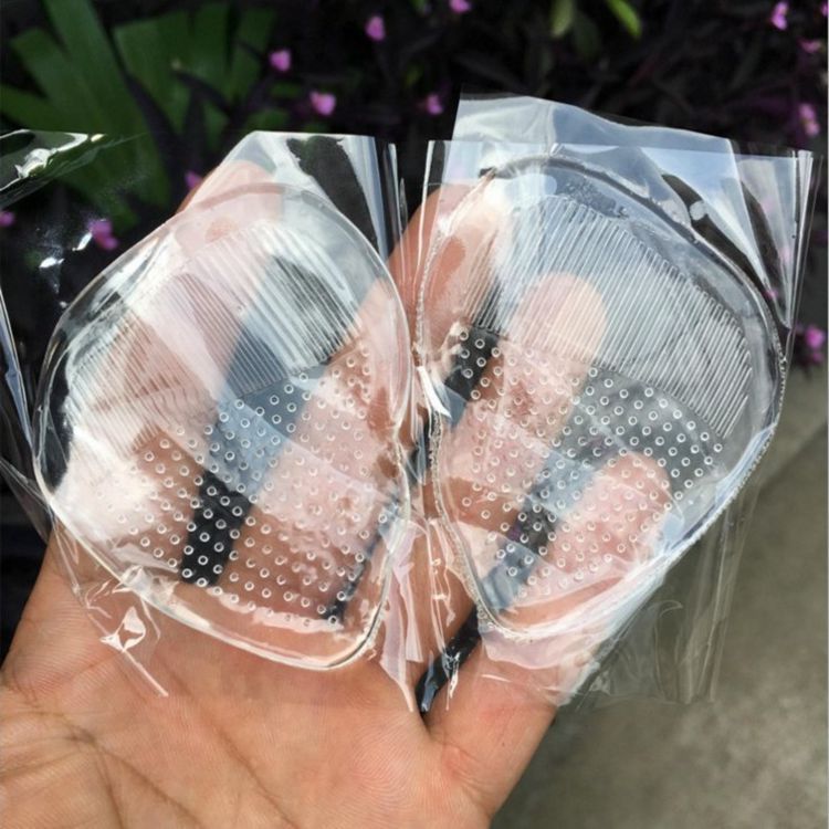 Silicone Forefoot Pads Front Half Pads Half Size Insoles Transparent Non Slip Crystal Jelly Forefoot Pads_vogvips.com