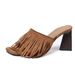 European And American Sexy Women's Shoes Fringed Square Head Vacation Party High Heels Bohemian Western Thick Heel Women's Sandals High_vogvips.com