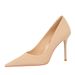 6122-5 Korean Version Fashionable, Delicate, Slimming, Sweet High Slim Ultra-high Heels, Shallow Mouth Pointed Toe_vogvips.com