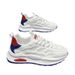 Summer New Breathable Mesh White Men's Versatile Thick Soled Sports Casual Dad Trendy Shoes_vogvips.com