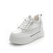 Mesh White Sneakers Women, Ins Style 2025 Summer New Checkered Low-top Breathable Platform Shoes With Thick Soles And_vogvips.com