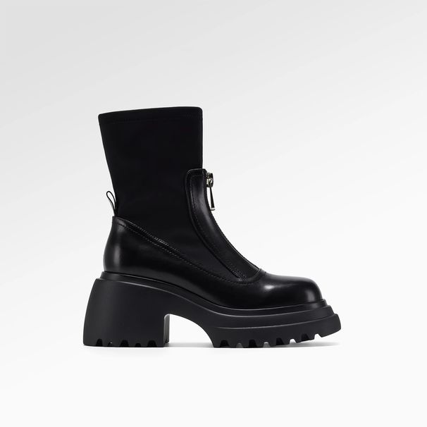 Petite High Slimming British Style 2025 Autumn New Thick Sole Height Increasing Martin Short Chunky Heel Ankle Boots For_vogvips.com