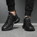 Euro Step Men's Soft Leather Height Increasing Thick Sole New Korean Style Versatile Sports Casual Shoes_vogvips.com