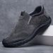 Spring Summer Casual Low Cut Waterproof Men's Labor Protection Shoes, Anti Slip And Wear-resistant, One Foot Lazy_vogvips.com