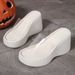 Women's European Style Wedge Sandals Size 34 Transparent Open Toe Summer New Style_vogvips.com