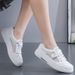 New Summer Mesh Breathable Casual Shoes, Anti Slip White Shoes, Fashionable Soft Soled Women's Board Shoes_vogvips.com