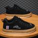 Canvas Versatile In Spring, Corduroy Casual Board One Foot Pedal Soft Soled Sports Shoes, Trendy Men's Shoes_vogvips.com