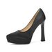 Women’s Shoes High Heels Platform Special Shaped Heels Single Shoes Genuine Leather Women's Shoes_vogvips.com