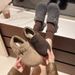 Women's Winter Fleece Cotton Shoes New Style Versatile Bean Shoes Flat Shoes_vogvips.com