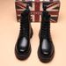 Martin Boots Men's 2025 New Style High-top Thick Sole Luxury Side Zipper Easy To Match._vogvips.com