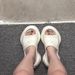 2025SMFK Cross Flower 9.5CM Thick Sole Outdoor Slippers For Women, Platform Height Increasing One-Word Sandals, Non-Slip_vogvips.com