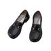 Summer Loafers Hollow Out Women's Single New Mesh Breathable Flat Soft Leather Slip-On Lazy Shoes_vogvips.com