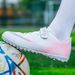 Children's Football Shoes Boys And Girls Elementary School Students Velcro Teen Training Broken Nail Shoes_vogvips.com