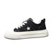 Breathable Classic Low-Top Canvas Sneakers For Men, Comfortable Soft Sole Casual Shoes With Thick Platform Design_vogvips.com