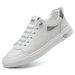 Summer Autumn Cow Leather Sneakers For Men Fashion Casual White Board Shoes Male Breathable Driving Shoes Man_vogvips.com