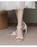 Summer New French Fairy Style One-Strap Sandals For Women, Elegant Thin Heel Open-Toe Niche Versatile High Heels_vogvips.com