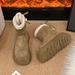 Thick-soled Muffin Heightening Snow Short Boots Children Fleece Warm Snow Cotton Shoes Outside_vogvips.com