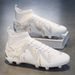 Football Shoes Men's High Top Spike Shattering Student Youth Grass Game Training Sneakers_vogvips.com