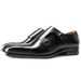 Voyage High-Quality Lined Business Formal Monk Strap Korean Style Round Toe Carved Genuine Leather Men's Shoes_vogvips.com