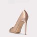 Gentle Champagne Color Satin High Heels 2025 Spring And Summer New Rhinestone Bow Fine High-heeled Single Shoes Women's Dinner Shoes Fashion_vogvips.com