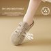 Cameido These Are Casual Slippers Suitable For Wearing Outdoors, Fashionable Slippers With A Flat Sole And A Closed-toe Design._vogvips.com