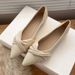 Women's Comfortable Pointed-Toe Flat Shoes - Soft Sole Spring Loafers For Casual & Office Wear (Black, Beige, Sizes 35-43)_vogvips.com