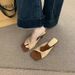 Sweet Floral Women's Sandals For Wearing Outside. Summer Chic Style With Pleated Surface And Flat Sole. Women's Sandals._vogvips.com