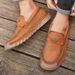 New Spring And Autumn Men's Foot Set Casual Dad Large Size Hand Sewn Business Leather Shoes_vogvips.com
