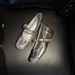 2025 Silver Hidden Heel Women's Single Patchwork Round Toe Soft Sole Flat Ballet One Strap Mary Jane Shoes Women_vogvips.com