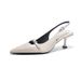 New Fashion Niche Temperament Pointed Thin Heel Closed Toe Women Versatile Sandals Single Shoes_vogvips.com