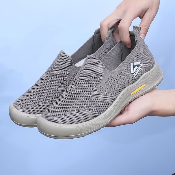 Bebealy Men Sneaker Men Flat Shoes Summer Casual Nonslip Women's Sneakers Outdoor Soft Beach Women Shoes Cloud Slip-on Home Shoe_vogvips.com