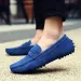 Size 38-49 High Quality Casual Fashion Mens Genuine Leather Suede Shoes Men Loafers Moccasins Flat Driving Flats_vogvips.com