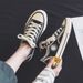 Instagram High Top Canvas Women's Korean Edition Spring And Autumn New Harajuku Ulzzang Student Board Shoes Trend_vogvips.com