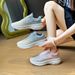 Flying Woven Shoes Sports Women's Mesh Breathable Student Casual Shoes Platform Running_vogvips.com