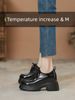 Small With Hidden Heels Platform Leather Shoes 2025 New Arrival Chunky Heel Loafers Lace Up Muffin Bottom_vogvips.com