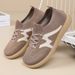 New For Spring And Summer, Ladies' Casual Shoes, Fly-knit Versatile Sneakers, Low-cut Cross-border Wholesale Soft-soled Shoes_vogvips.com