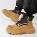 European Warm Series 2025 Autumn New Casual Outdoor Sports Hiking Shoes Men's Construction Site Thick-Soled Wear-Resistant High-Top Martin_vogvips.com