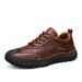 Plus-Size Autumn And Winter Genuine Leather Breathable Loafers Casual Men's Leather Shoes Trendy Goodyear Handmade Men's_vogvips.com