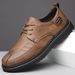 New Men's Business Casual Leather Shoes For Autumn And Winter, Retro And Trendy Men's Shoes!_vogvips.com