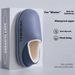 Chef Cotton Slippers Men's Winter Kitchen Waterproof, Non Slip And Oil Proof Work Shoes Men's Plus Velvet And Thick Warm Cotton Shoes_vogvips.com