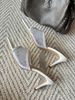 Women's White Crystal Mesh Pointed Toe Stiletto Heel Slides,White Suede Crystal Pointed Toe Stiletto Slides For Party Wedding_vogvips.com