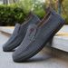 Euro Step Men's Summer New Breathable Slip-On Casual Polyurethane Cloth Shoes_vogvips.com