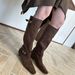 Suede Melard Long For Women 2025 New Slouch Wasteland Style Low Heel Riding Boots_vogvips.com